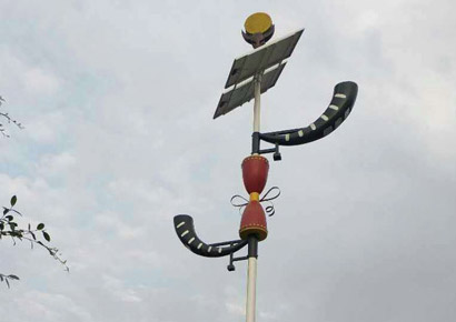 云南壮族傣族少数民族特色太阳能路灯